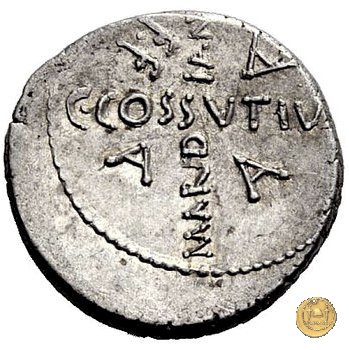 480/19 - denario C. Iulius Caesar / C. Cossutius Maridianus 44 BC (Roma)