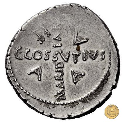 480/19 - denario C. Iulius Caesar / C. Cossutius Maridianus 44 BC (Roma)