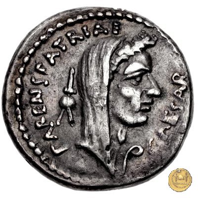 480/19 - denario C. Iulius Caesar / C. Cossutius Maridianus 44 BC (Roma)