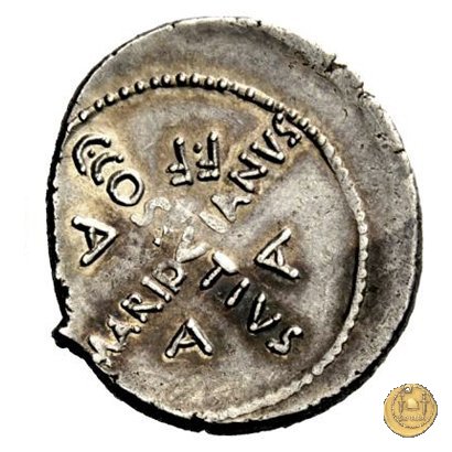 480/19 - denario C. Iulius Caesar / C. Cossutius Maridianus 44 BC (Roma)