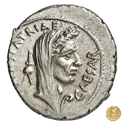 480/19 - denario C. Iulius Caesar / C. Cossutius Maridianus 44 BC (Roma)