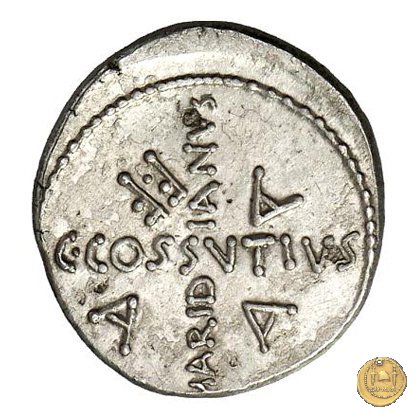 480/19 - denario C. Iulius Caesar / C. Cossutius Maridianus 44 BC (Roma)