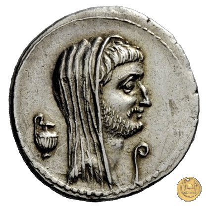 480/22 - denario M. Antonius / P. Sepullius Macer 44 a.C. (Roma)