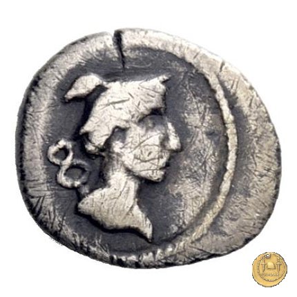 480/27 - sesterzio P. Sepullius Macer 44 BC (Roma)