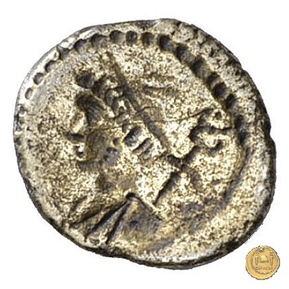480/27 - sesterzio P. Sepullius Macer 44 BC (Roma)