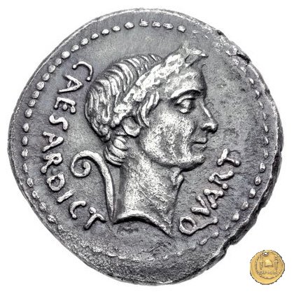 480/2 - denario C. Iulius Caesar / M. Mettius 44 BC (Roma)