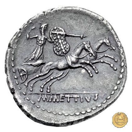 480/2 - denario C. Iulius Caesar / M. Mettius 44 BC (Roma)