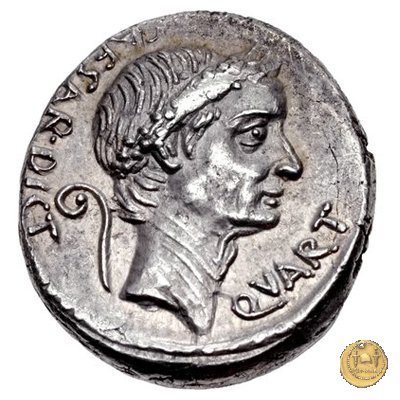 480/2 - denario C. Iulius Caesar / M. Mettius 44 BC (Roma)