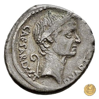 480/2 - denario C. Iulius Caesar / M. Mettius 44 BC (Roma)