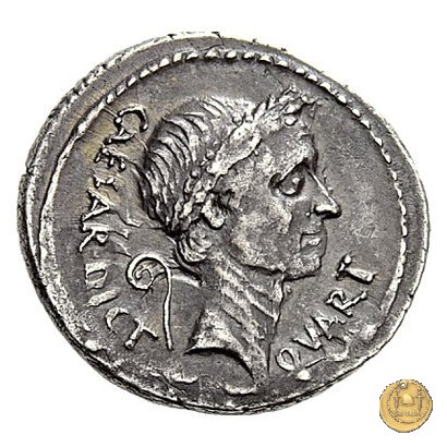 480/2 - denario C. Iulius Caesar / M. Mettius 44 BC (Roma)