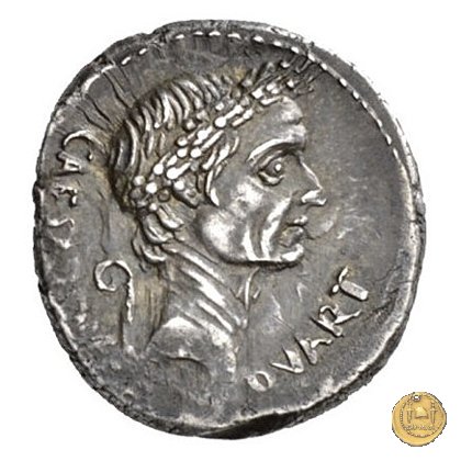 480/2 - denario C. Iulius Caesar / M. Mettius 44 BC (Roma)