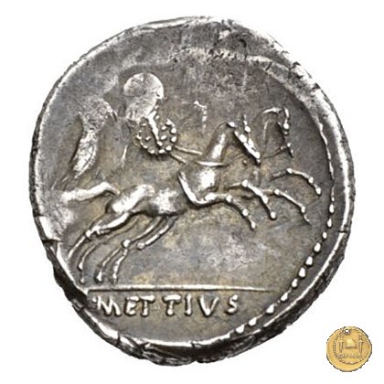 480/2 - denario C. Iulius Caesar / M. Mettius 44 BC (Roma)