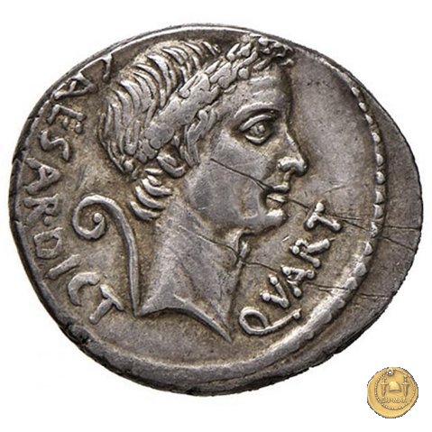 480/2 - denario C. Iulius Caesar / M. Mettius 44 BC (Roma)