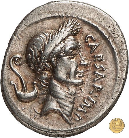 480/3 - denario C. Iulius Caesar / M. Mettius 44 BC (Roma)