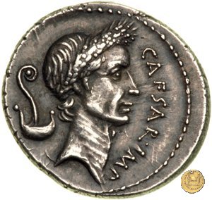 480/3 - denario C. Iulius Caesar / M. Mettius 44 BC (Roma)