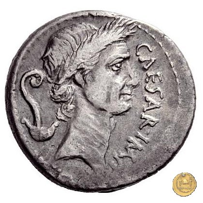 480/3 - denario C. Iulius Caesar / M. Mettius 44 BC (Roma)