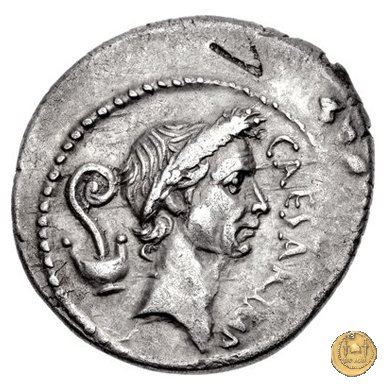 480/3 - denario C. Iulius Caesar / M. Mettius 44 BC (Roma)