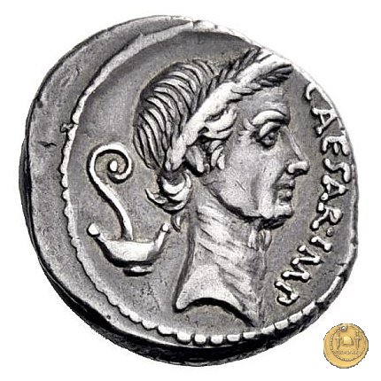 480/3 - denario C. Iulius Caesar / M. Mettius 44 BC (Roma)