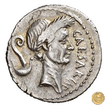 480/3 - denario C. Iulius Caesar / M. Mettius 44 BC (Roma)