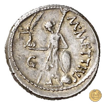 480/3 - denario C. Iulius Caesar / M. Mettius 44 BC (Roma)