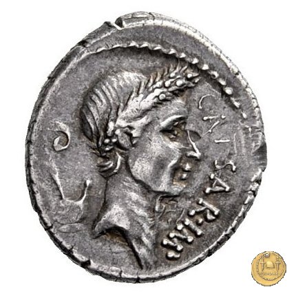 480/3 - denario C. Iulius Caesar / M. Mettius 44 BC (Roma)