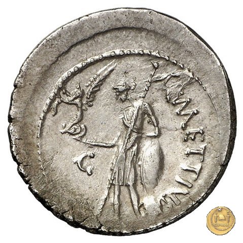 480/3 - denario C. Iulius Caesar / M. Mettius 44 BC (Roma)