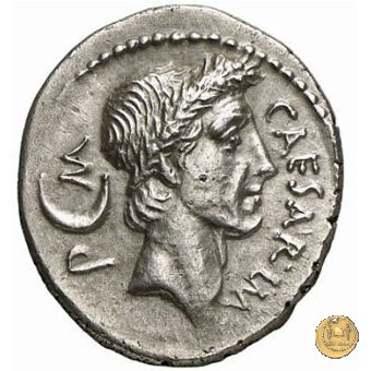 480/4 - denario C. Iulius Caesar / L. Aemilius Buca 44 BC (Roma)