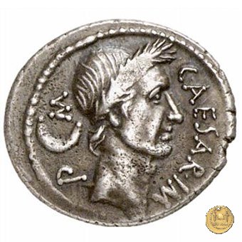 480/4 - denario C. Iulius Caesar / L. Aemilius Buca 44 BC (Roma)