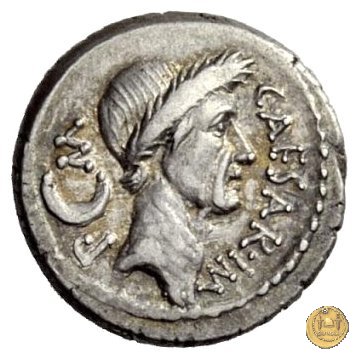 480/4 - denario C. Iulius Caesar / L. Aemilius Buca 44 BC (Roma)