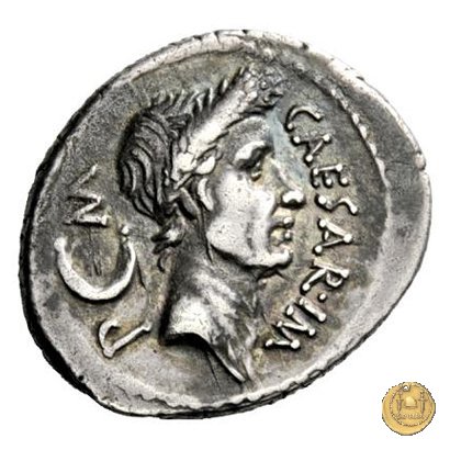 480/4 - denario C. Iulius Caesar / L. Aemilius Buca 44 BC (Roma)