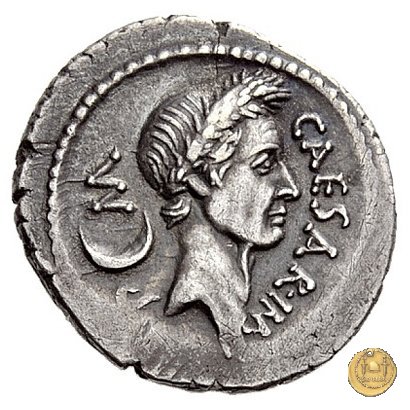 480/4 - denario C. Iulius Caesar / L. Aemilius Buca 44 BC (Roma)