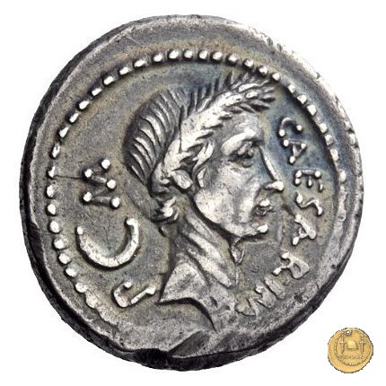 480/4 - denario C. Iulius Caesar / L. Aemilius Buca 44 BC (Roma)