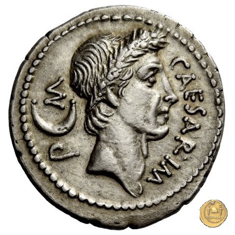 480/4 - denario C. Iulius Caesar / L. Aemilius Buca 44 BC (Roma)