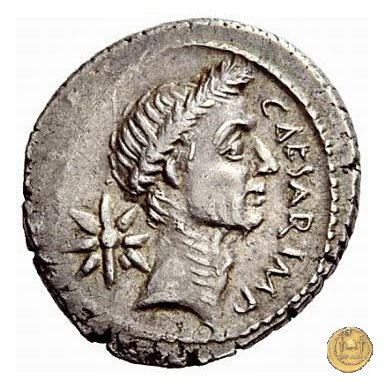 480/5 - denario C. Iulius Caesar / P. Sepullius Macer 44 BC (Roma)