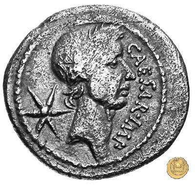 480/5 - denario C. Iulius Caesar / P. Sepullius Macer 44 BC (Roma)