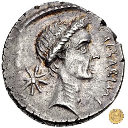 480/5 - denario C. Iulius Caesar / P. Sepullius Macer 44 BC (Roma)