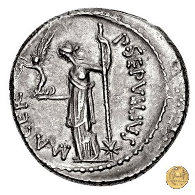 480/5 - denario C. Iulius Caesar / P. Sepullius Macer 44 BC (Roma)