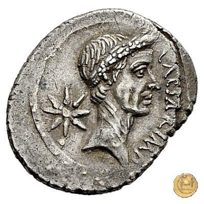 480/5 - denario C. Iulius Caesar / P. Sepullius Macer 44 BC (Roma)