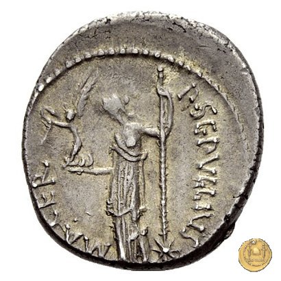 480/5 - denario C. Iulius Caesar / P. Sepullius Macer 44 BC (Roma)