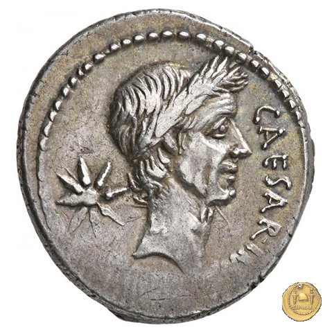 480/5 - denario C. Iulius Caesar / P. Sepullius Macer 44 BC (Roma)