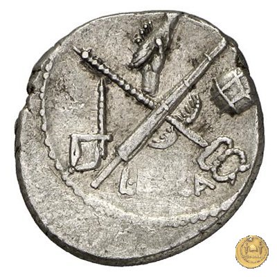 480/6 - denario C. Iulius Caesar / L. Aemilius Buca 44 BC (Roma)