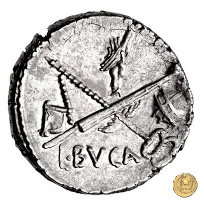 480/6 - denario C. Iulius Caesar / L. Aemilius Buca 44 BC (Roma)