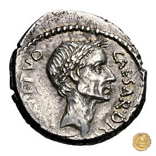 480/6 - denario C. Iulius Caesar / L. Aemilius Buca 44 BC (Roma)