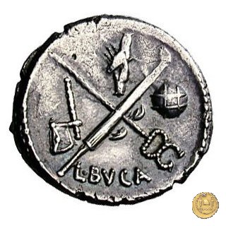 480/6 - denario C. Iulius Caesar / L. Aemilius Buca 44 BC (Roma)