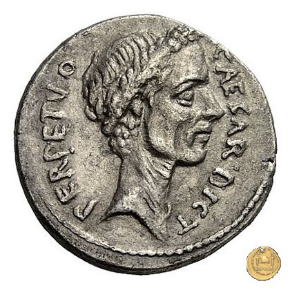 480/6 - denario C. Iulius Caesar / L. Aemilius Buca 44 BC (Roma)