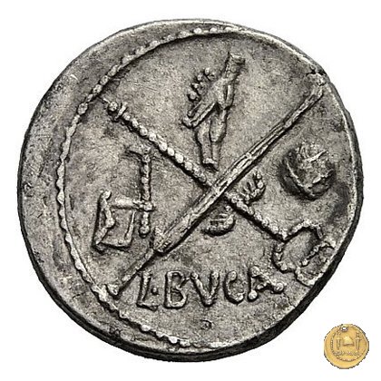 480/6 - denario C. Iulius Caesar / L. Aemilius Buca 44 BC (Roma)