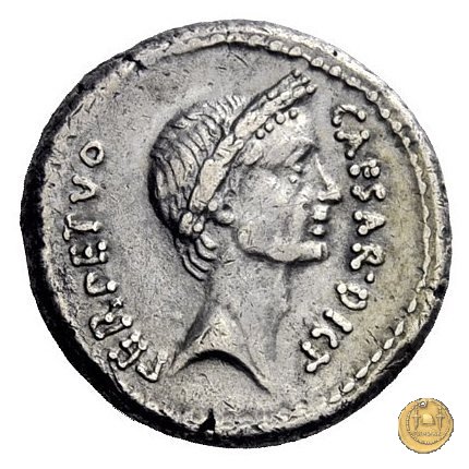 480/6 - denario C. Iulius Caesar / L. Aemilius Buca 44 BC (Roma)