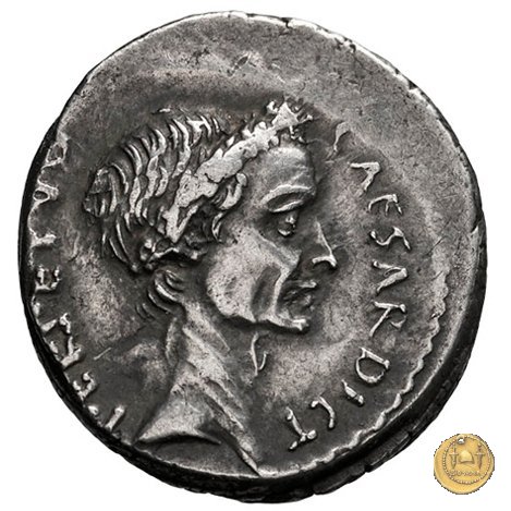 480/6 - denario C. Iulius Caesar / L. Aemilius Buca 44 BC (Roma)