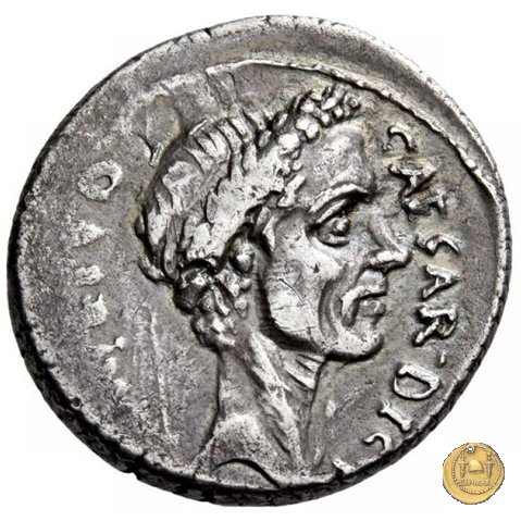 480/6 - denario C. Iulius Caesar / L. Aemilius Buca 44 BC (Roma)
