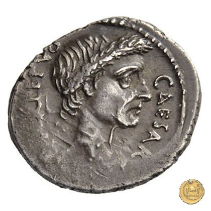 480/7 - denario C. Iulius Caesar / L. Aemilius Buca 44 BC (Roma)